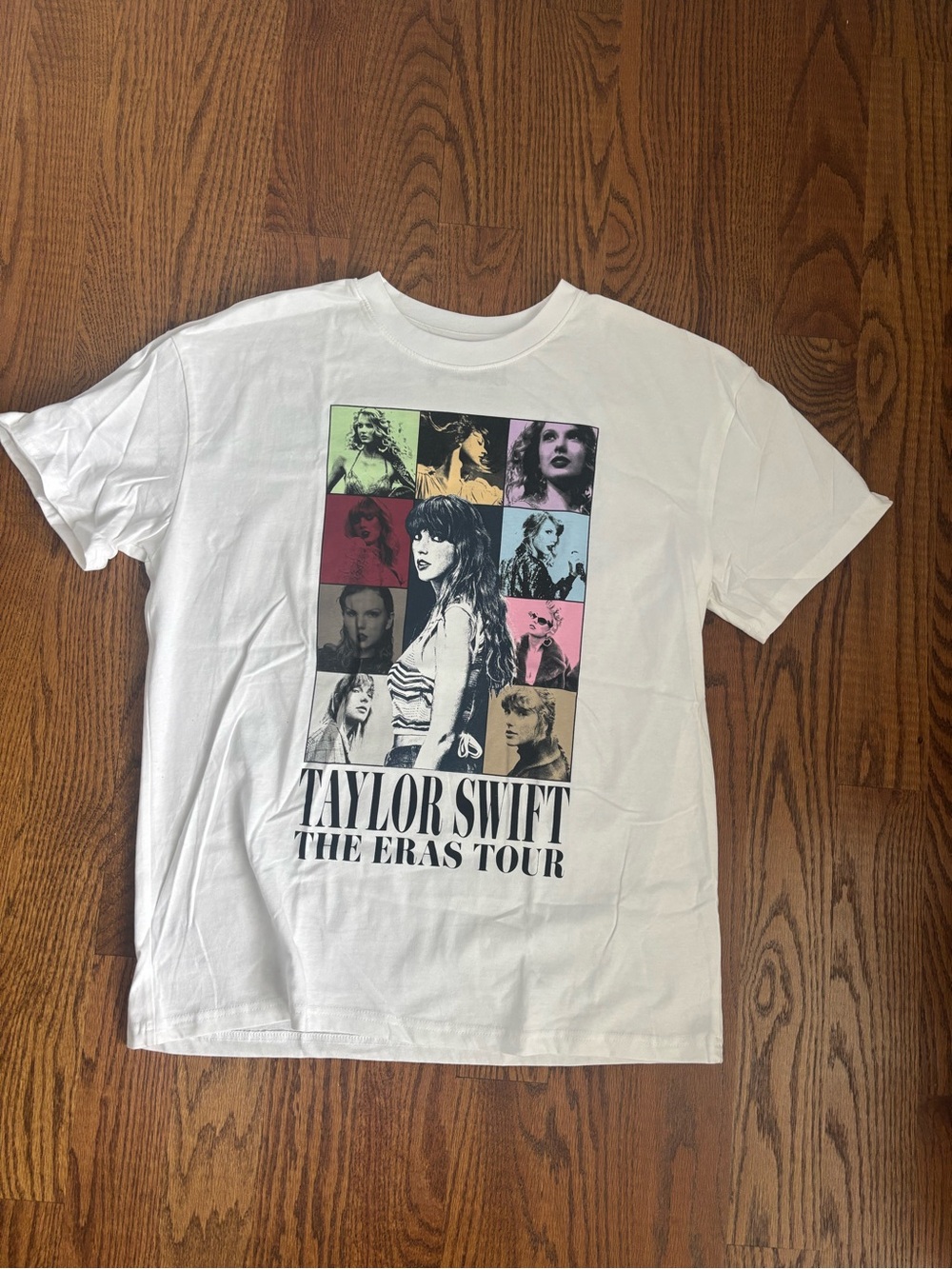 Taylor Swift The Eras Tour White Graphic Tee